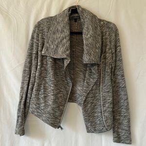 Express knit jacket sz XS grey